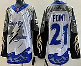 Men's Tampa Bay Lightning #21 Brayden Point White 2022 Reverse Retro Authentic Jersey,baseball caps,new era cap wholesale,wholesale hats